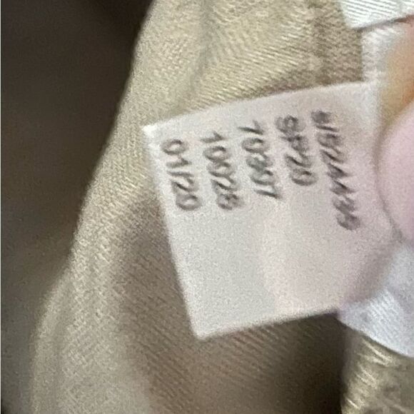 LOFT Tan Button Front High Rise Wide Leg Pants Size 8 - Picture 10 of 10